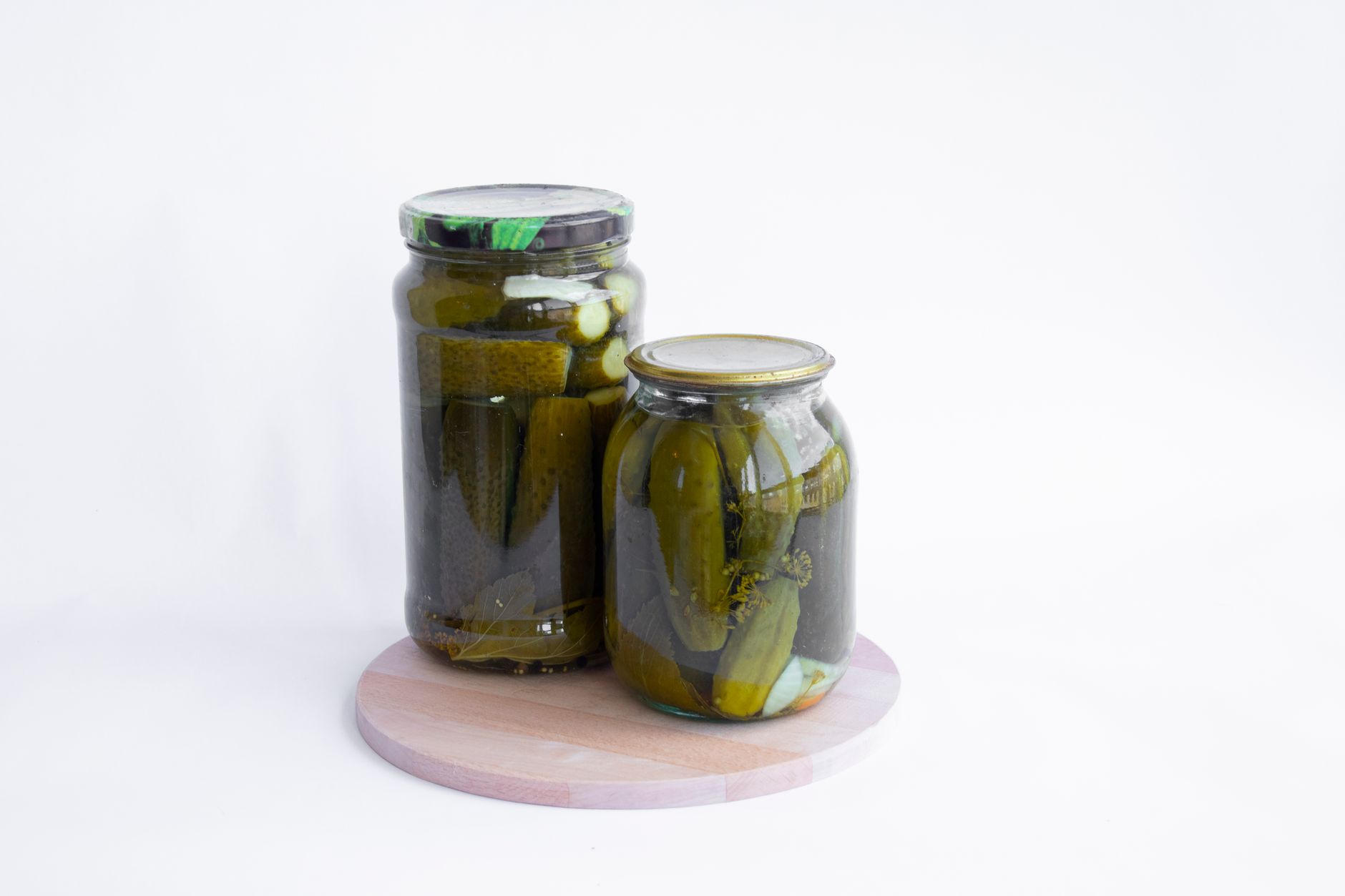 Packing jars for vegetable canning