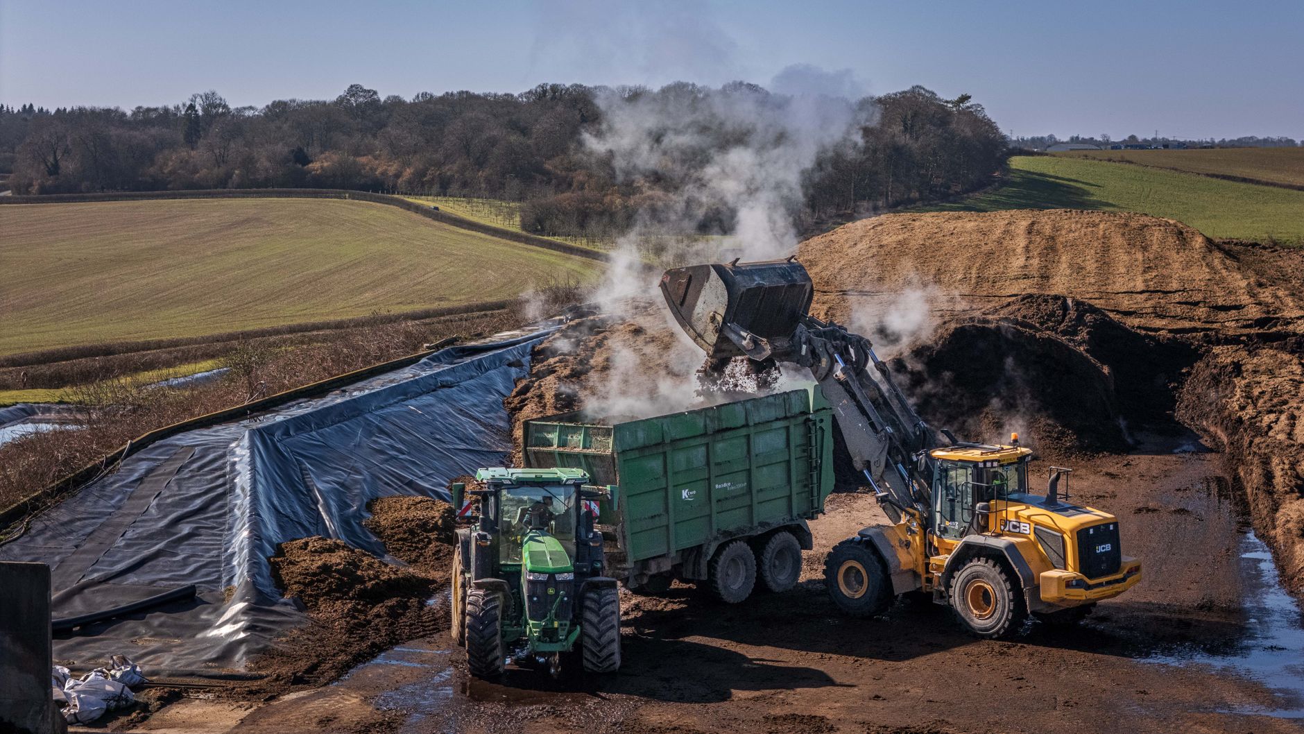 Quality finished compost for tea