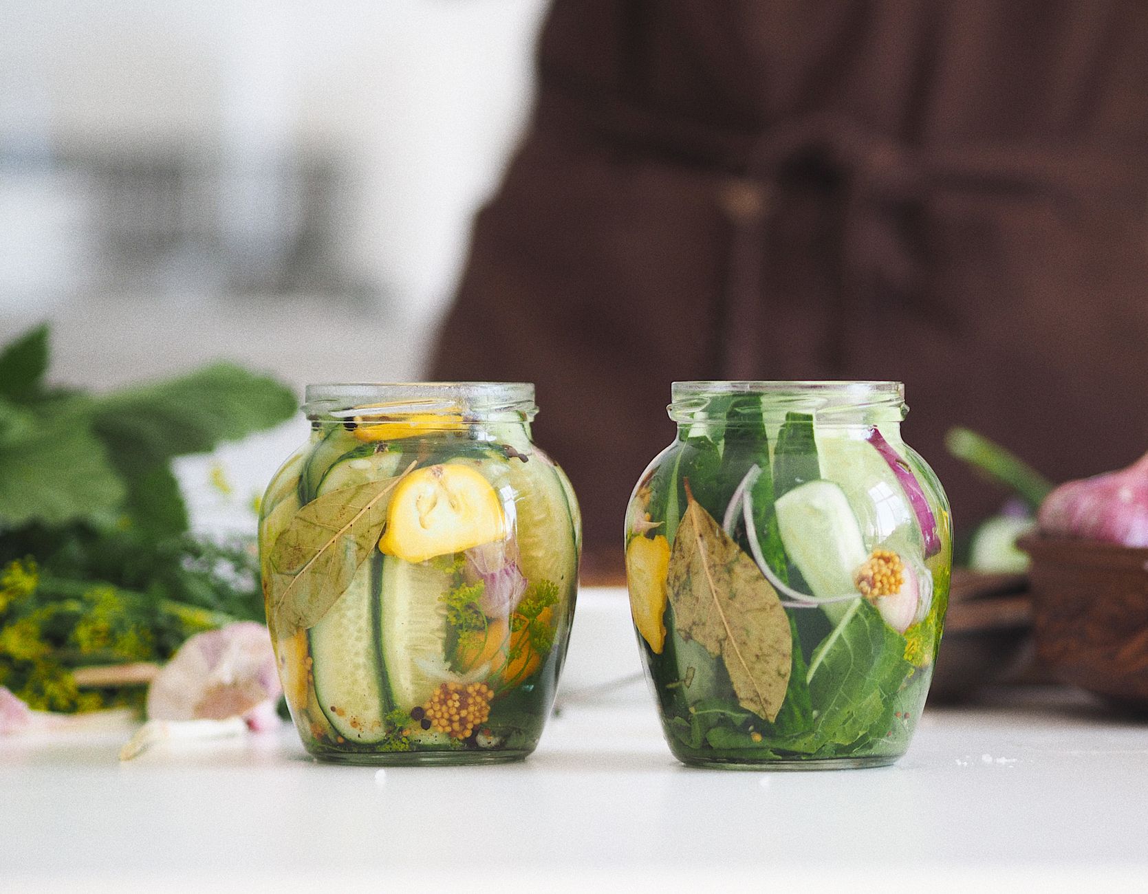 Fresh pickling cucumbers