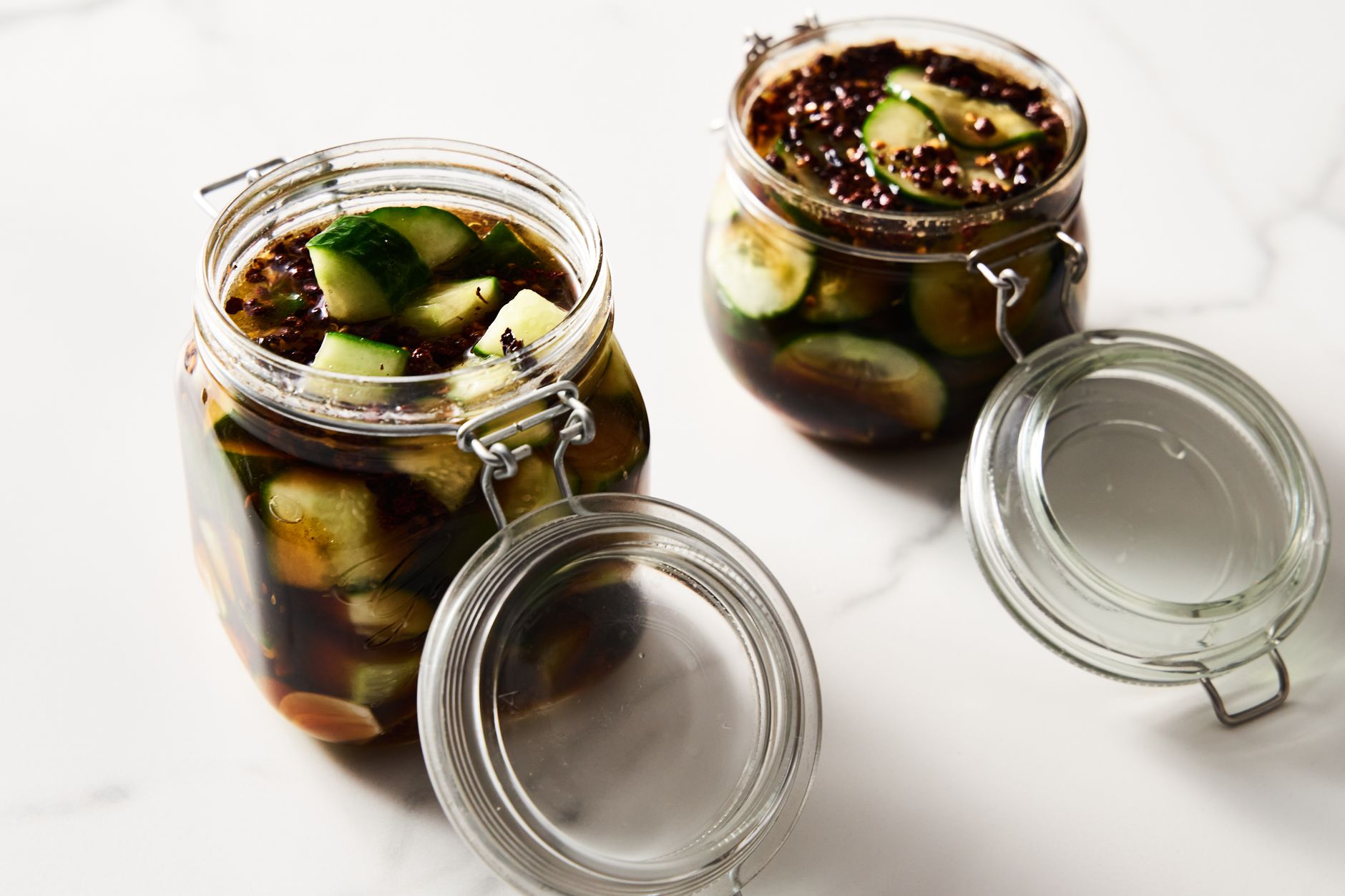 Water bath canning pickles
