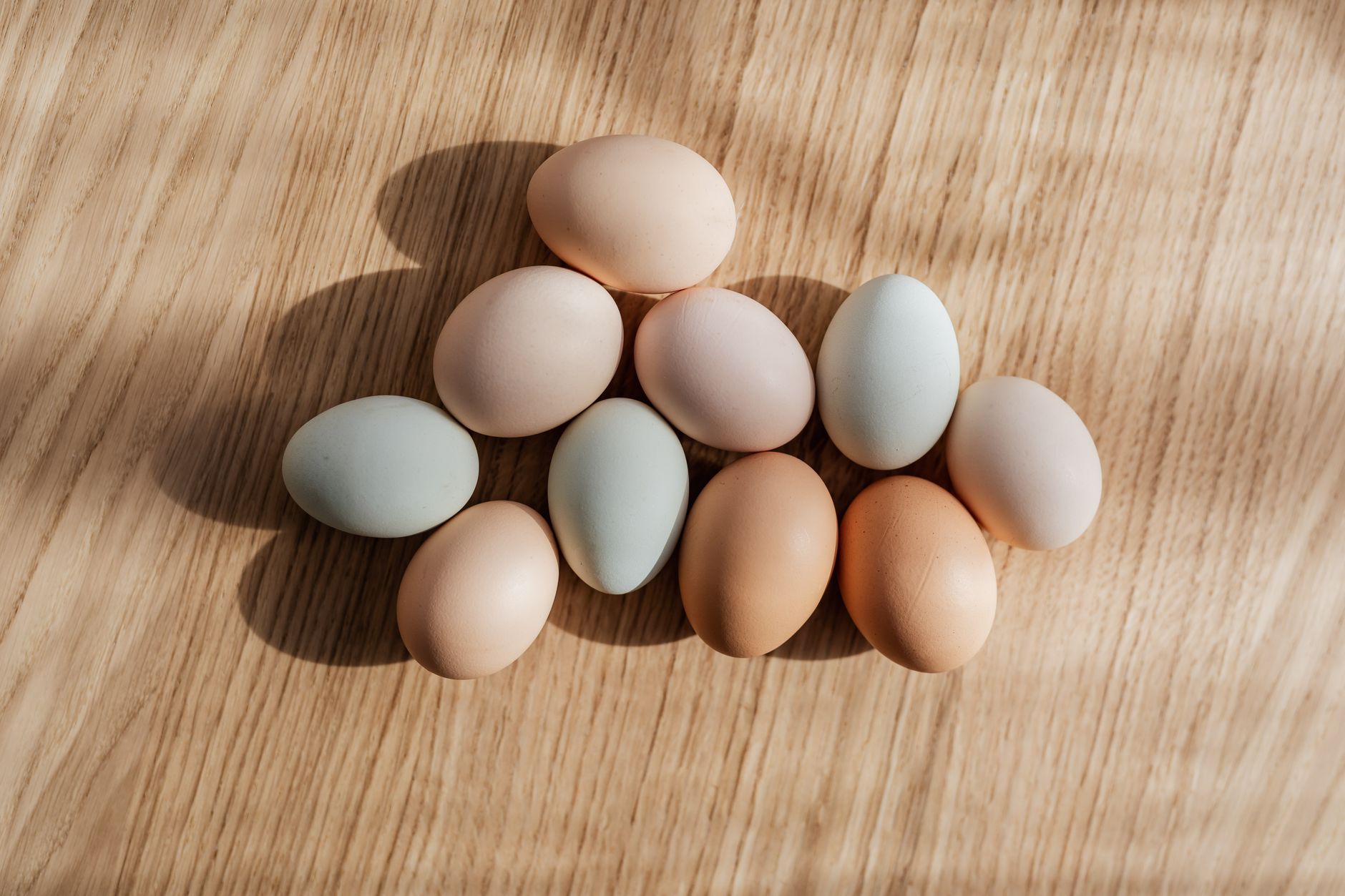Sourcing fresh eggs for storage