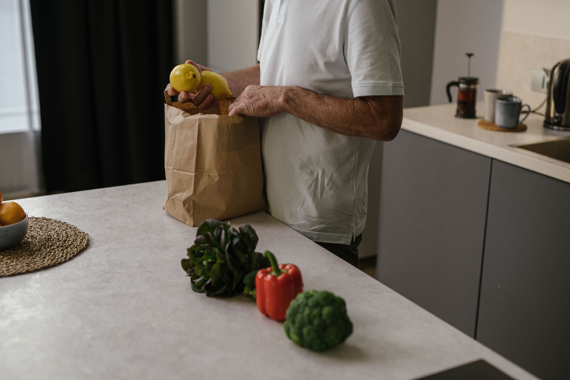 Composting kitchen scraps
